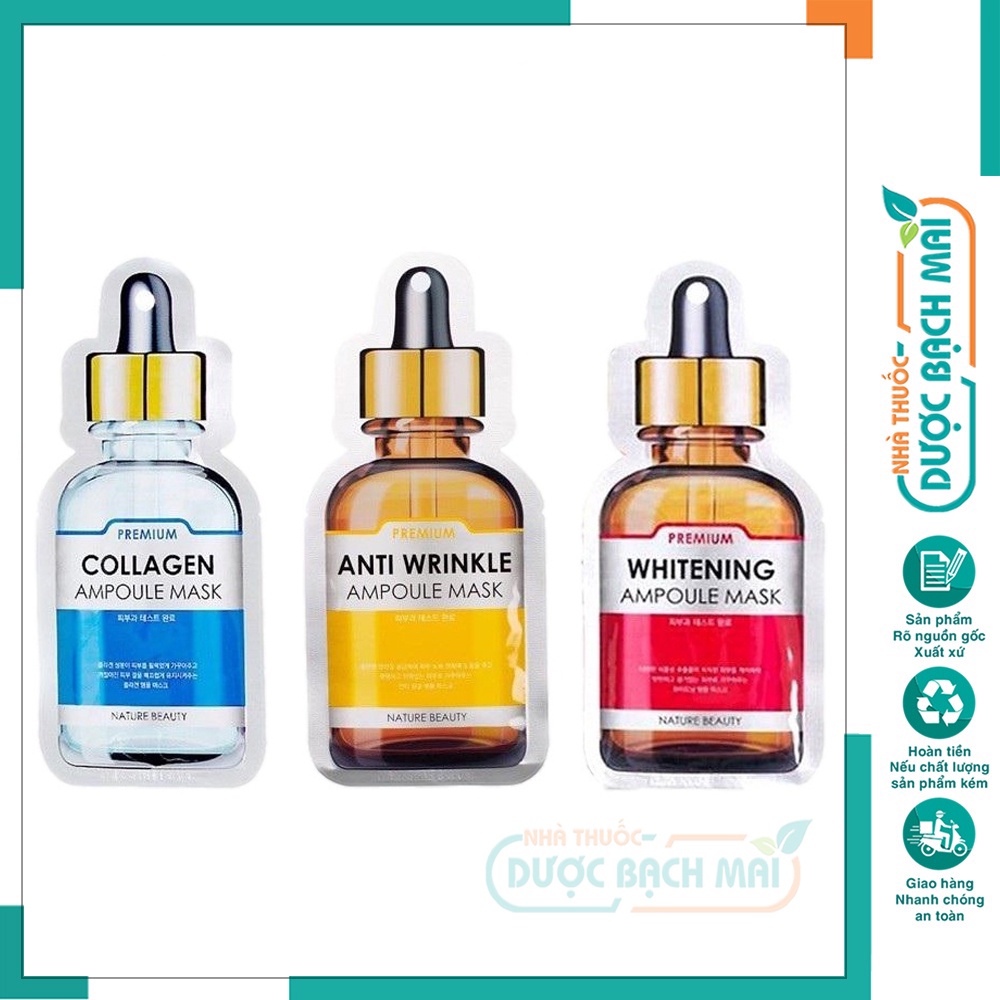 Mặt nạ tinh chất tế bào gốc Nature Beauty Ampoule Mask Hàn Quốc - MN01