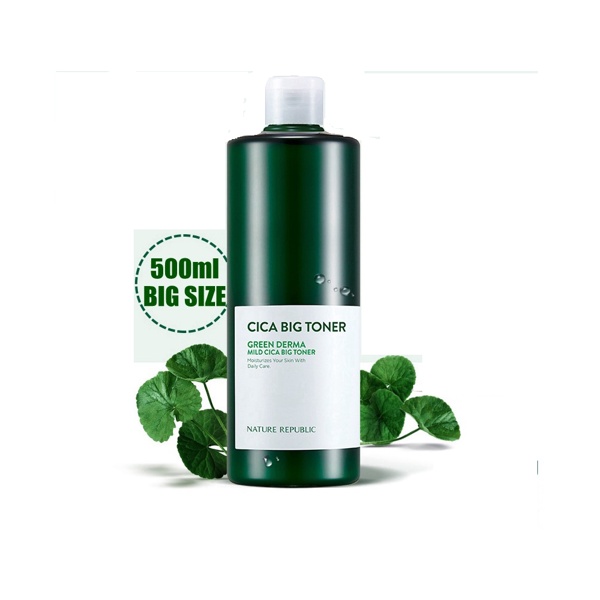 NƯỚC HOA HỒNG GREEN DERMA MILD CICA BIG TONER