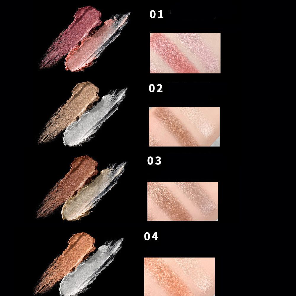 [Hàng mới về] Phấn mắt 2 màu gradient dạng bút lấp lánh kháng nước lâu trôi cho nữ