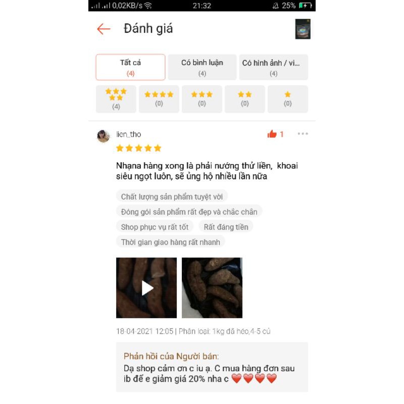 Khoai Lang Mật Chuẩn Tà Nung Đà Lạt  ở TP HÀ NỘI.