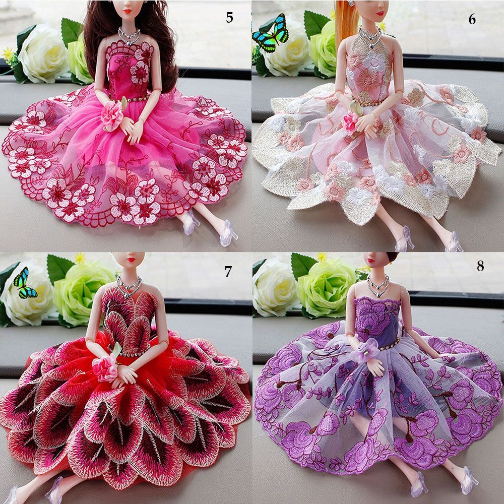 Bộ đầm công chúa đồ chơi búp bê 30cm 12 kiểu