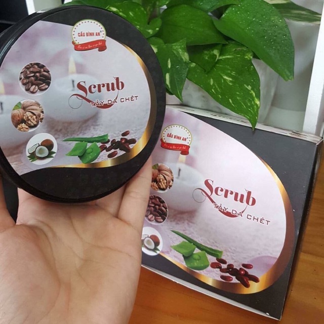 Scrub tẩy da chết cầu bình an