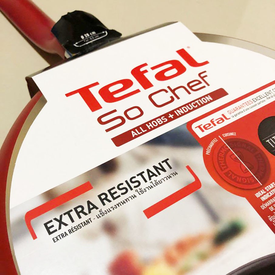 Chảo chiên chống dính đáy từ Tefal So Chef xuất xứ Pháp, hàng chính hãng bảo hành 24 tháng