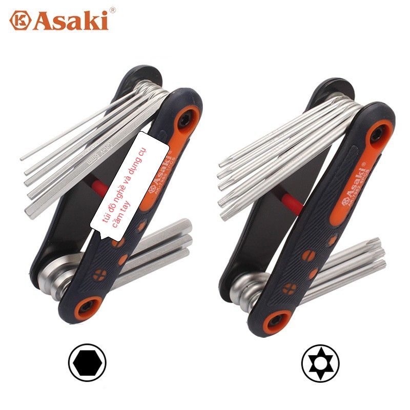 Bộ lục giác gập ASAKI