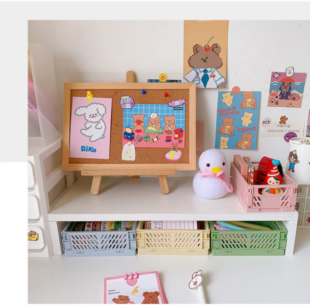 Giỏ Để Đồ Văn Phòng Mini - Hộp Lưu Trữ Tiện Ích.