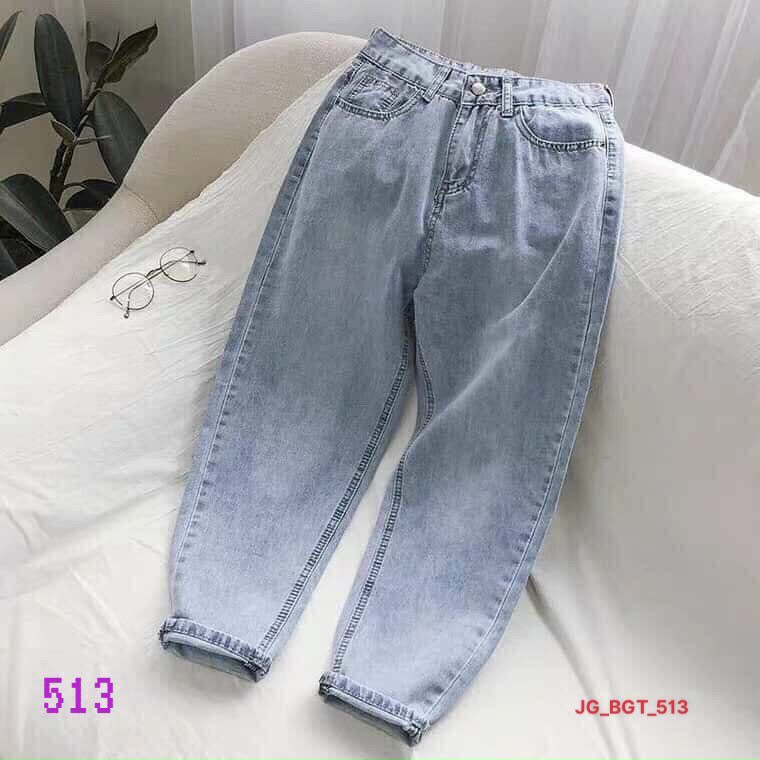 Quần jeans baggy nữ dáng basic Kanimi chất đẹp - QJ02 | BigBuy360 - bigbuy360.vn