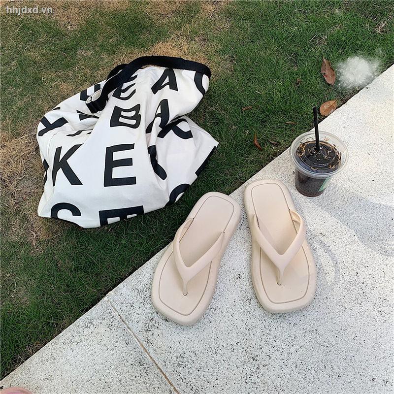 Dép Xỏ Ngón Đế Bằng Thời Trang Mùa Hè Phong Cách Hàn Quốc Cho Nữ