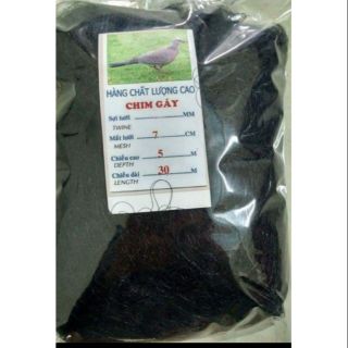 Lưới bẫy chim cu gáy dài 20m cao 5m