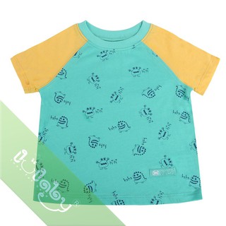(Có bán lẻ áo/quần) Bộ cộc tay raglan Lullaby cho bé trai