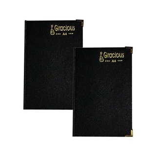 Sổ da A4 CK10 Dày, Sổ tay ghi chú bìa cứng màu đen