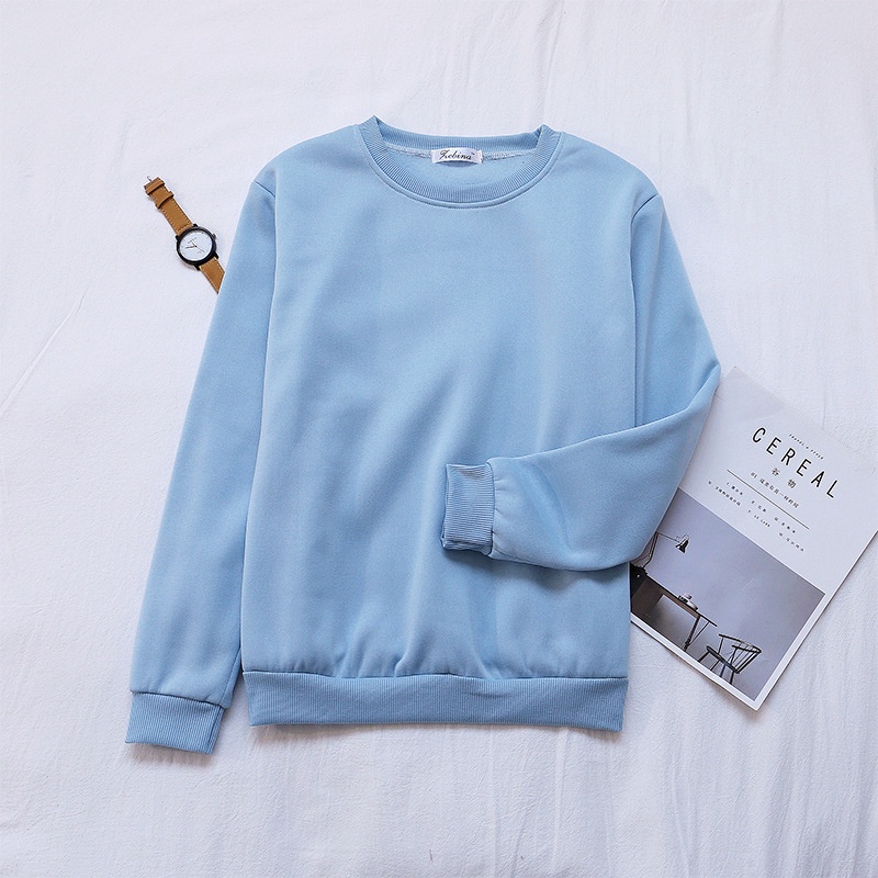 Áo Sweater Nỉ Trơn Dài Tay Nam Nữ Anne9x Store/ Áo nỉ trơn Cao Cấp Unisex Freesize | BigBuy360 - bigbuy360.vn
