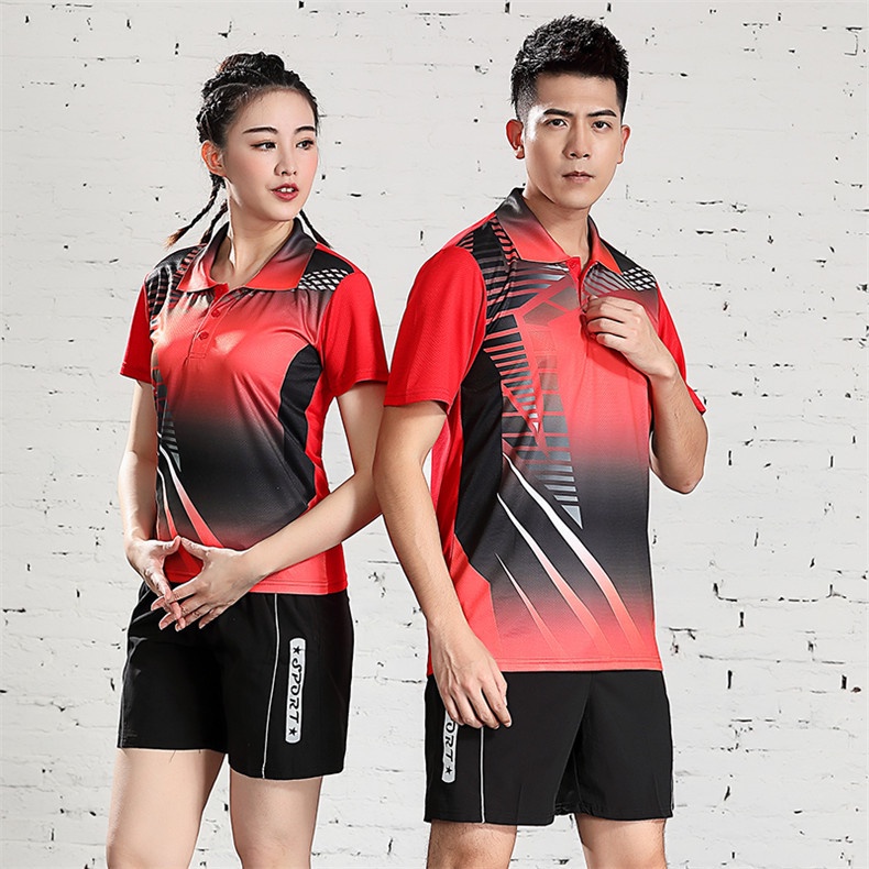 Bộ Đồ Thể Thao Tay Ngắn Nhanh Khô Thời Trang Mùa Hè Cho Nam Và Nữ