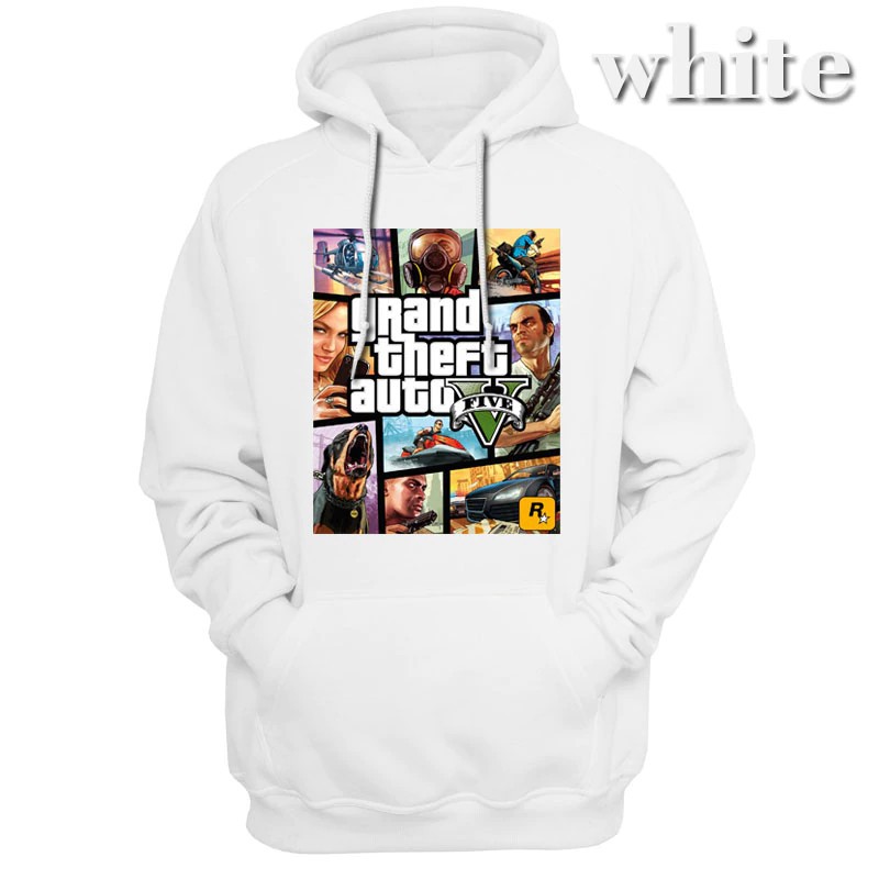 Áo Hoodie Họa Tiết Game Gta 5 Grand Theft Auto V Độc Đáo Thời Trang Cho Nam Nữ