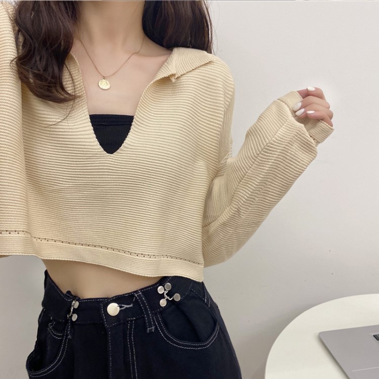 [SẴN] Áo croptop len khoác Ulzzang Quảng Châu ALC38 | BigBuy360 - bigbuy360.vn