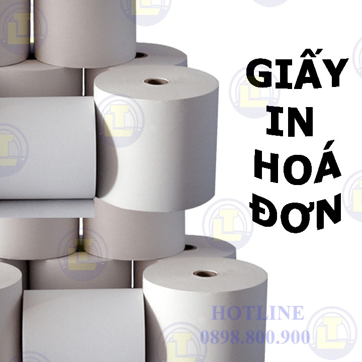 Combo 20 cuộn giấy nhiệt in bill K57 (phi 45)