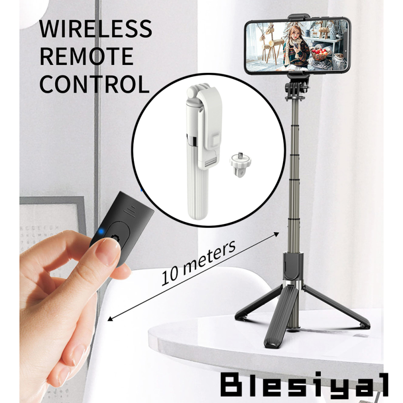 IPHONE Gậy Chụp Ảnh Mini 33.9 &quot;L03 Kèm Remote Điều Khiển Cho Dslr Iphone Android