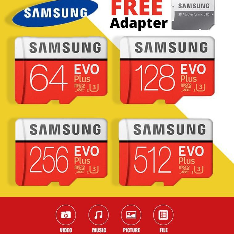 Thẻ Nhớ Samsung Micro Sd 32gb / 64gb128gb / 256gb / 512gb Class 10 Evo Plus Sd | BigBuy360 - bigbuy360.vn