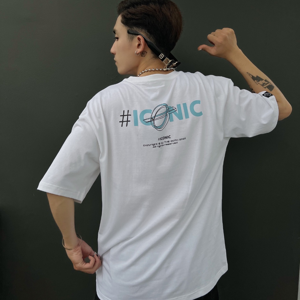 Áo thun unisex Icy Logo Tee, form rộng mặc thoải mái cực thích Thương Hiệu The Coth AT2U0602