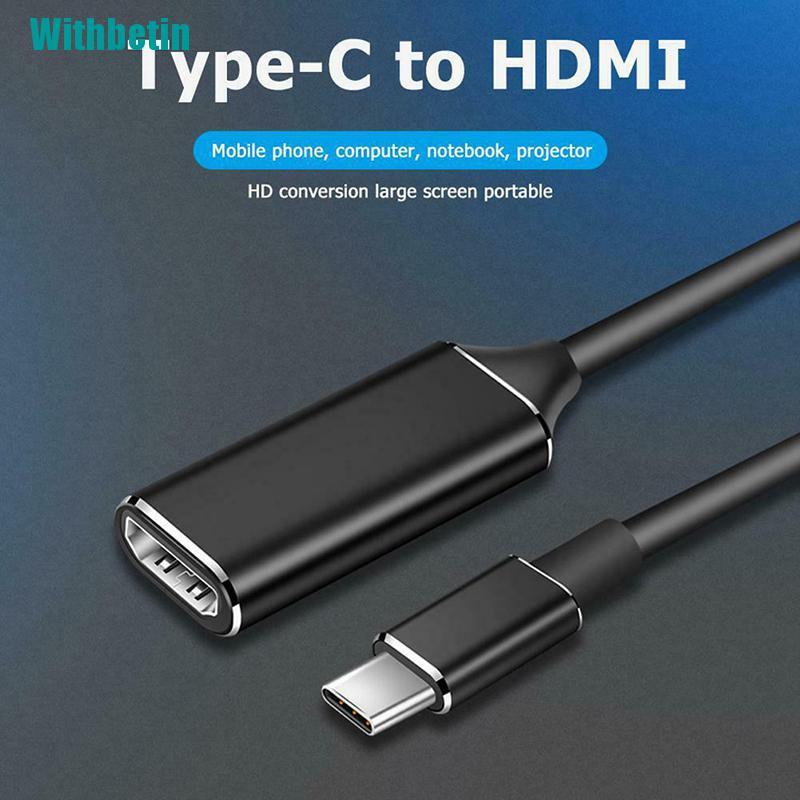 Bộ Chuyển Đổi Type-C Sang Hdmi Hd Tv Usb 3.1 4k Cho Pc Laptop Tablet Phone