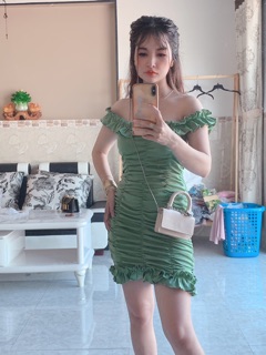 Đầm body nhúm