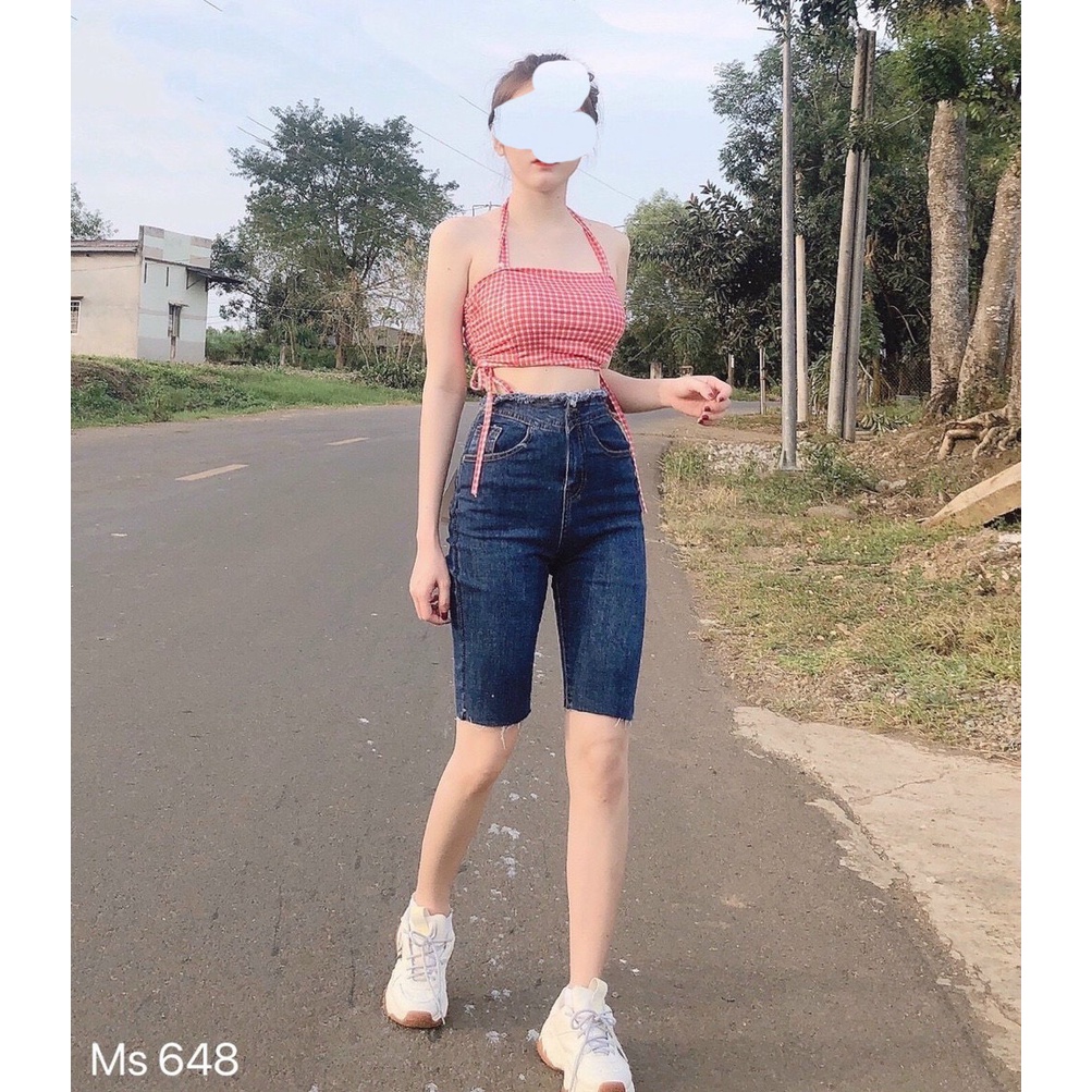 [ VƯƠNG QUYỀN ] QUẦN SKINNY JEANS GIÃN LỬNG NỮ LƯNG CAO PHỐI LƯNG XÙ MÀU XANH NHẠT, XANH ĐẬM LAI TUA CAO CẤP NITIQC