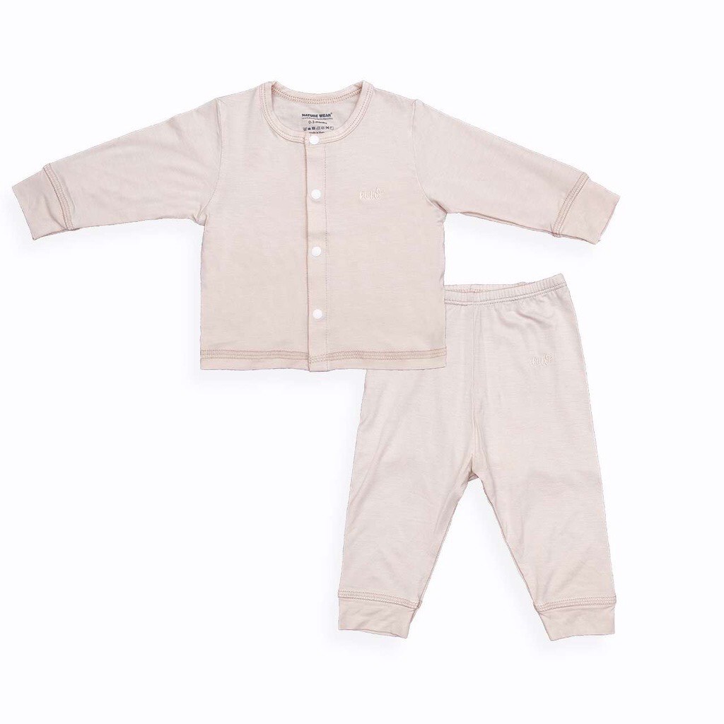 Bộ dài tay cài thăng Nature Wear
