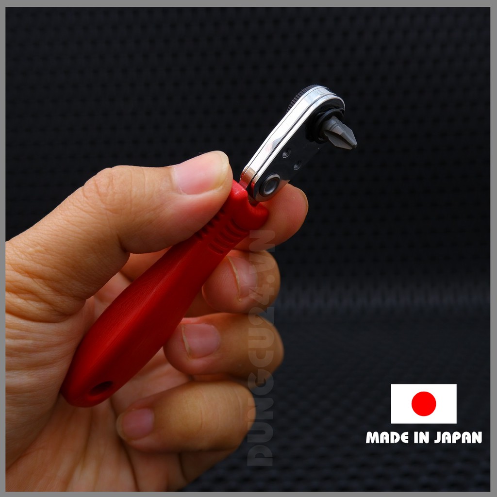 [ made in japan ] Tay vặn vít góc tự động bắt góc hẹp ANEX No.525 và No.526 Nhật Bản