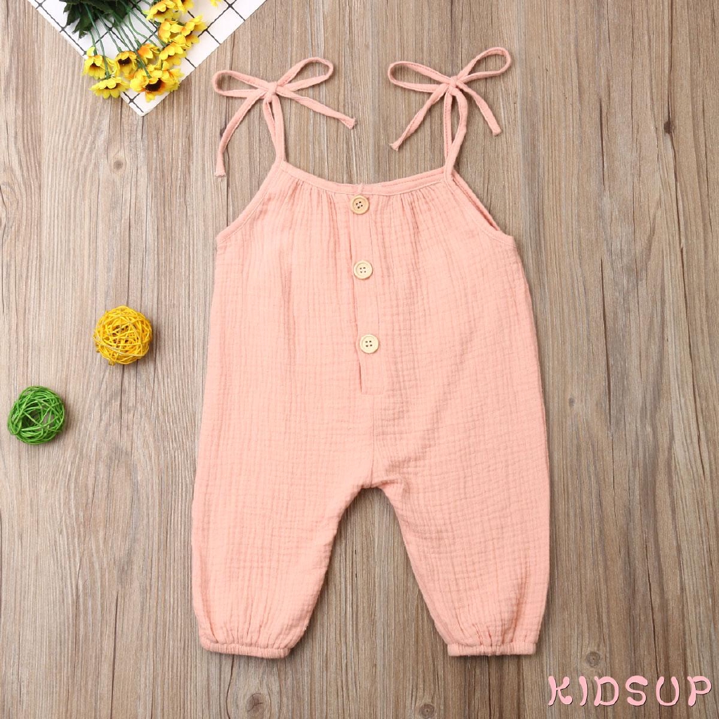 Áo Jumsuit liền quần đáng yêu cho bé gái