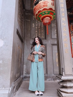 Bộ thổ cẩm đi chùa