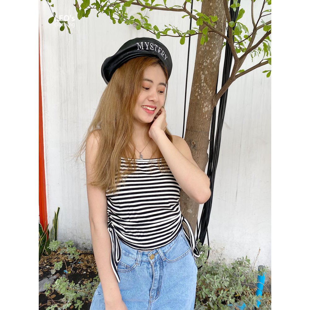 [Mã FAMAYWA giảm 10K đơn 50K] Áo Thun Gân Rút Dây 2 Bên | BigBuy360 - bigbuy360.vn