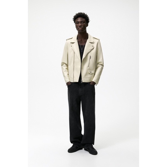 Order áo khoác auth tuồn ZARA của nam Áo khoác biker giả da