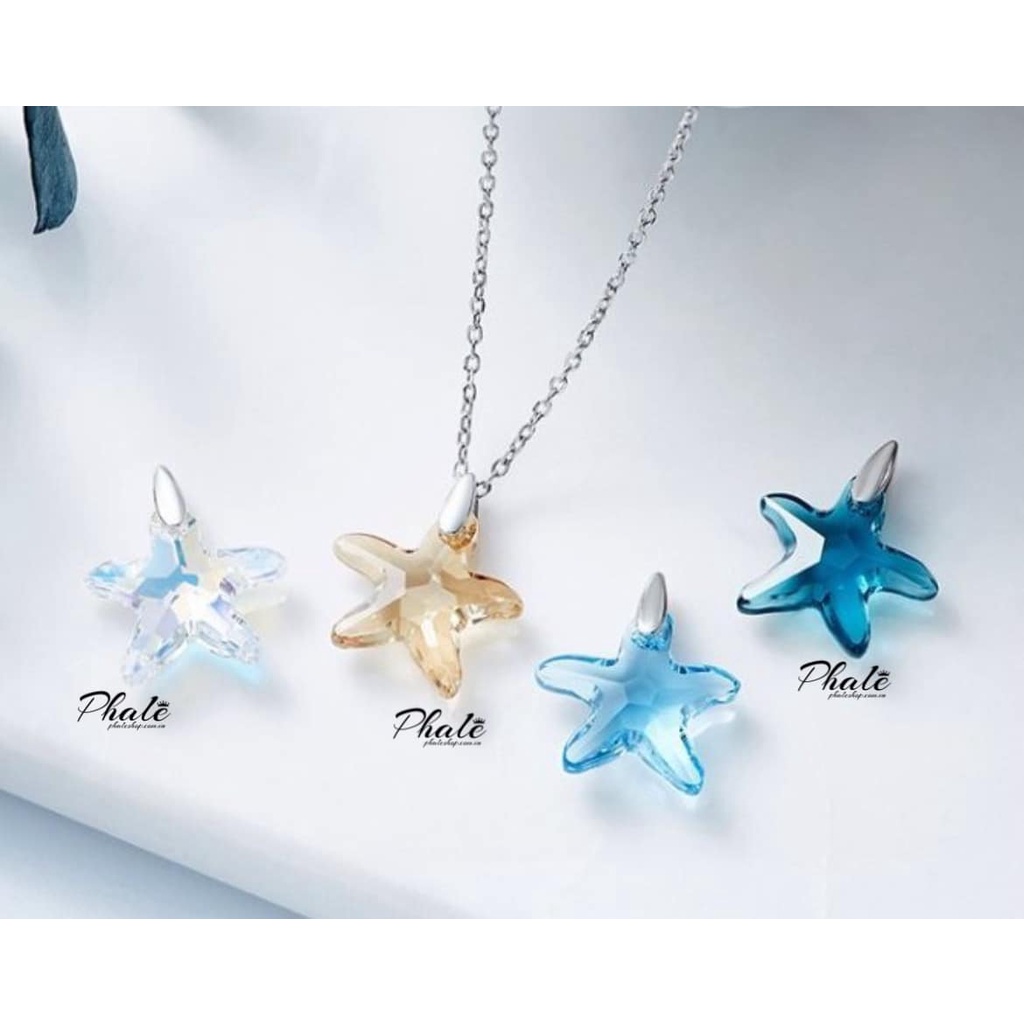 Mặt Dây Chuyền Pha Lê Hình Sao Biển S16mm