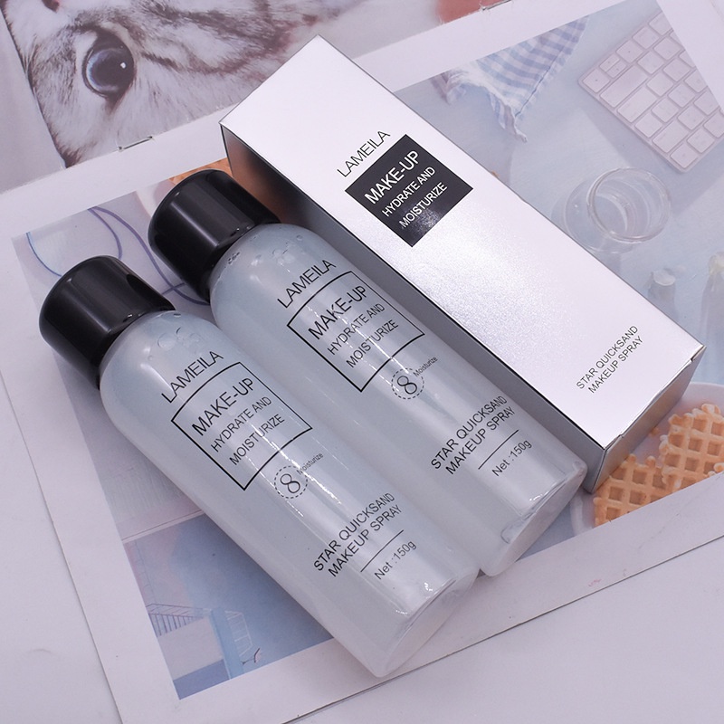 Xịt Nhũ Khóa Trang Điểm Star Quicksand Flash Make Up Spray 8 Hours Wear Moisturize | BigBuy360 - bigbuy360.vn