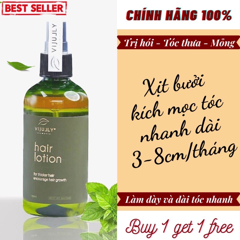 [CHÍNH HÃNG 100%] XỊT BƯỞI KÍCH MỌC TÓC NHANH DÀI 3-8cm/tháng VIJULLY, TẶNG KÈM QUÀ XINH | BigBuy360 - bigbuy360.vn