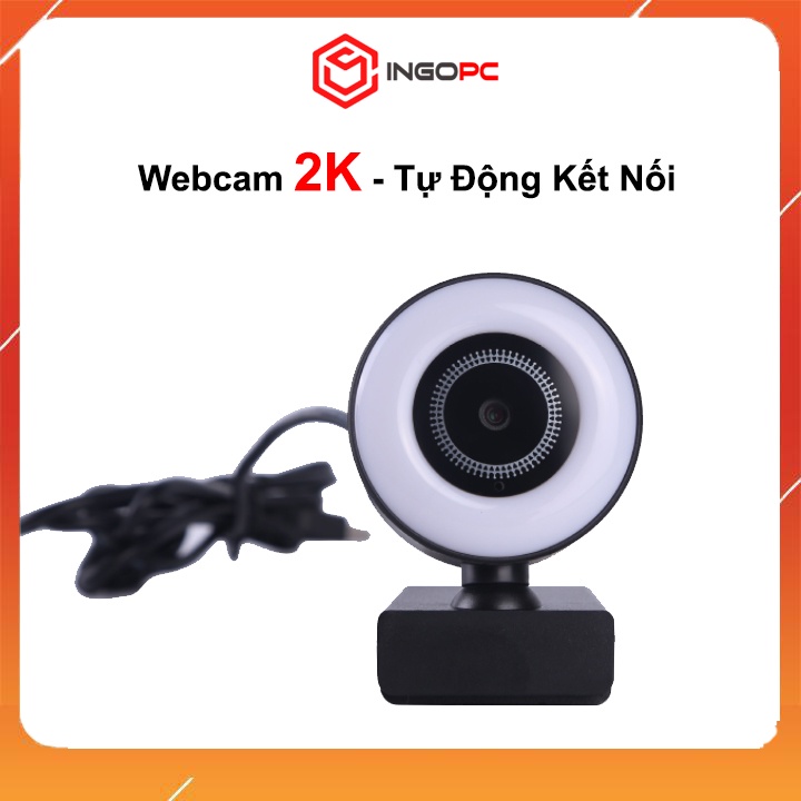 Webcam Máy Tính Có Mic Full HD 2K Cao Cấp, Camera Học Online, Livestream Chính Hãng Giá Rẻ - Shop Ingo PC | BigBuy360 - bigbuy360.vn