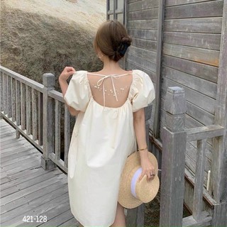 ĐẦM CỔ U TAY PHỒNG (KÈM VIDEO HÌNH THẬT)