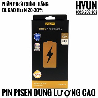 Pin iphone pisen dung lượng cao chính hãng - bảo hành toàn quốc