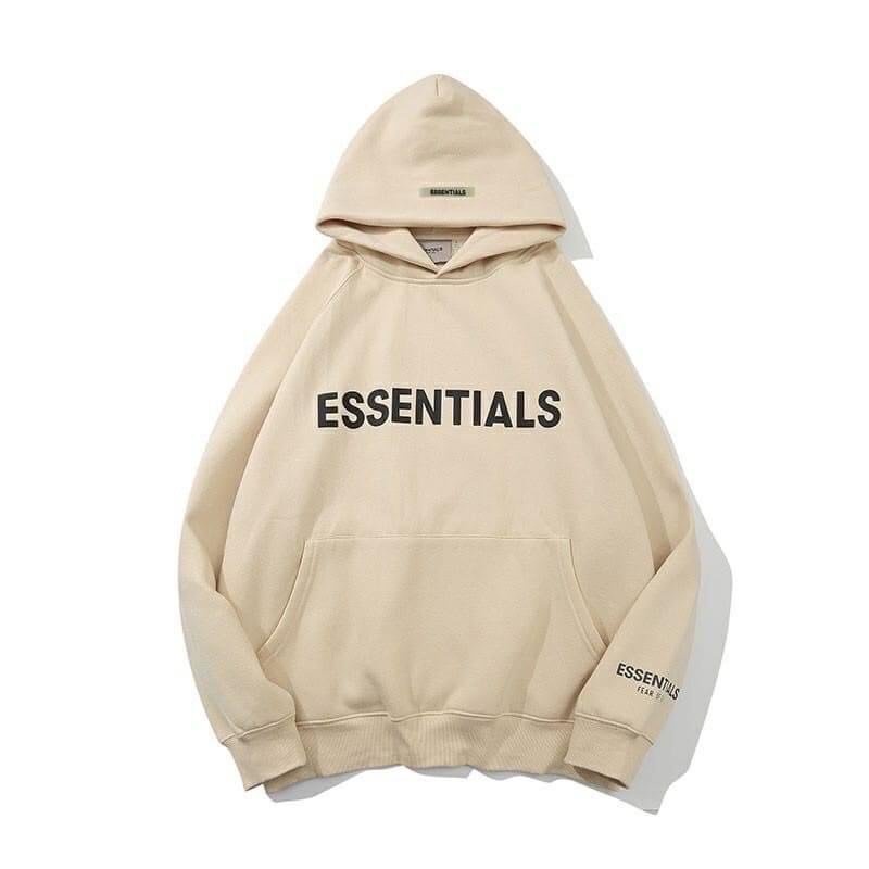 Áo Khoác Hoodie Nỉ Có Mũ Form Rộng ESSENTIALS Nhiều Màu Unisex Nam Nữ Ulzzang