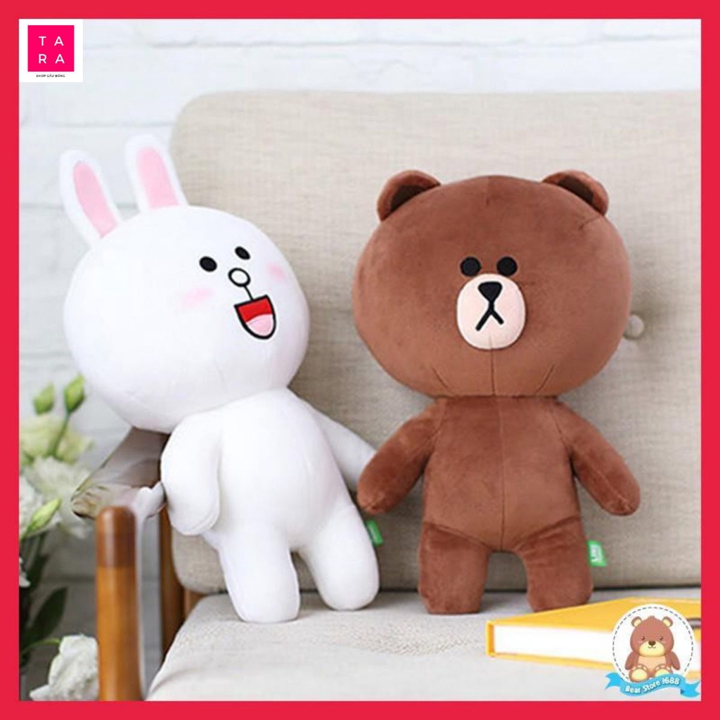 Gấu Bông Brown or Gấu Bông thỏ cony size 40cm hàng cao cấp - Tara Shop