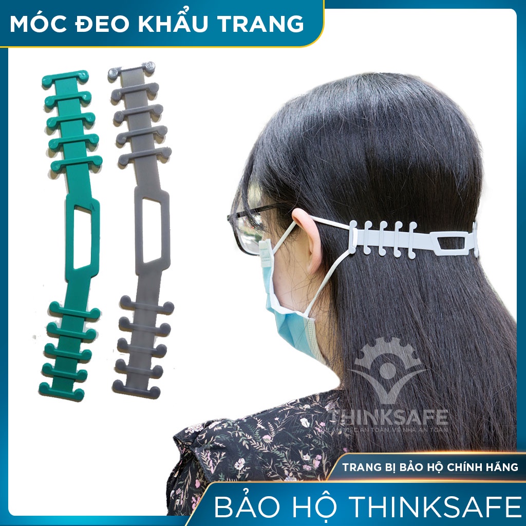 Dây Móc đeo khẩu trang không đau tai Thinksafe, tai giả, , móc đeo, móc cài, móc nhựa, không đau tai, an toàn tiện lợi