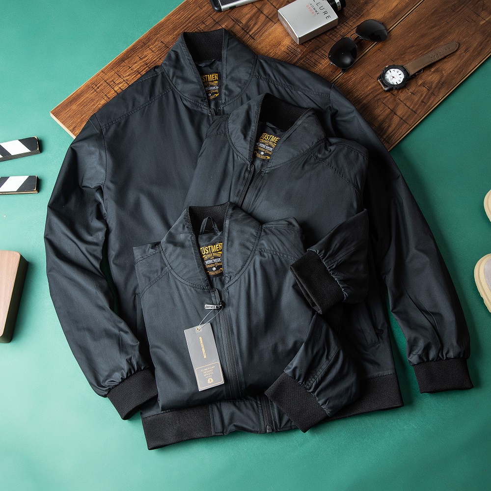 Áo Khoác Bomber Xanh Đậm thời trang Just Men SS22