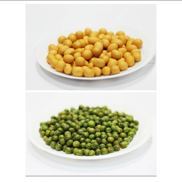Combo 1kg đậu phộng+ đậu Hà lan sấy mỗi loại500g ngon cực đỉnh