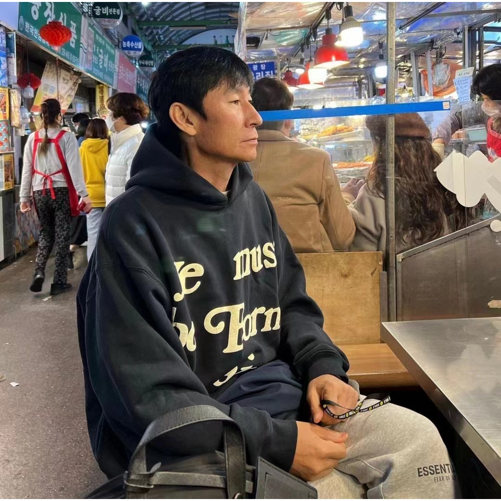 ZHELIHANGFEI Áo len dài tay kiểu dáng rộng phong cách retro đa năng