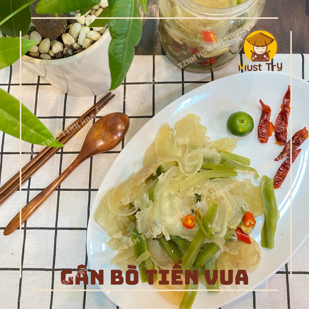Gân Bò Ngâm Rau Tiến Vua 1kg/hũ - Must TrY Tinh Hoa Ẩm Thực Xứ Nghệ | BigBuy360 - bigbuy360.vn