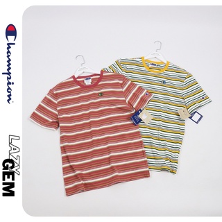 [ CHAMPION CHÍNH HÃNG ] Áo Champion Yarn-Dye Stripe Logo C Heritage - AUTHENTIC 100% ĐƯỢC NHẬP TRỰC TIẾP TỪ MỸ