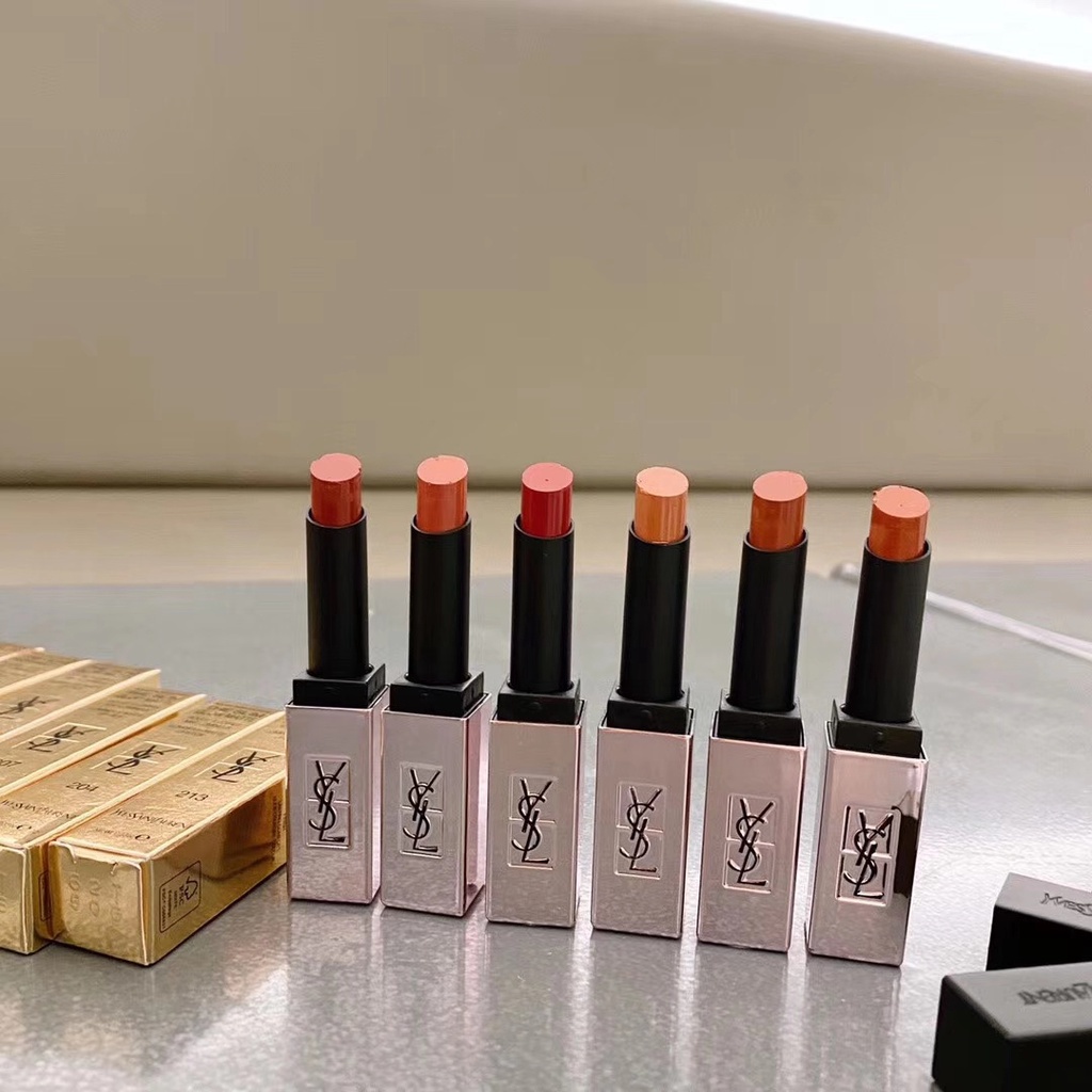 YVES SAINT LAURENT Ysl Son Môi Màu Lì Lâu Trôi 214 Tiện Dụng