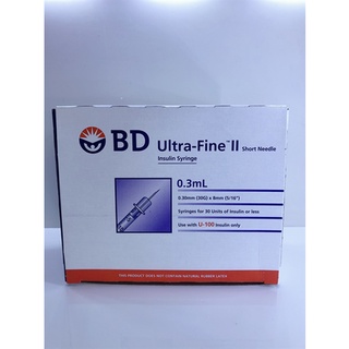 Kim tiêm tiểu đường BD Ultra-Fine II 0.3ml_30GA 8mm /Kim tiêm tiểu đường B.Braun Omnican 1ml/40 IU màu đỏ 32G