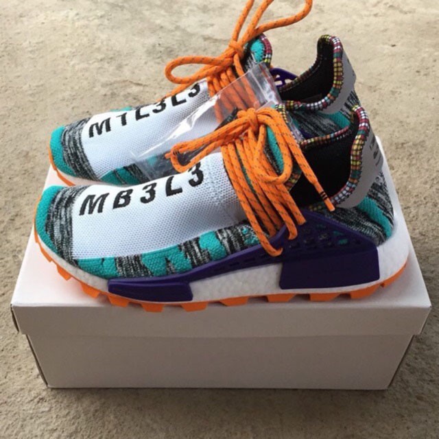 Giày Thể Thao NMD HUMAN RACE Xanh Nhiều Màu _Giaysneaker