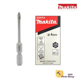 Mũi Khoan Kính, Gạch Men Chuôi Lục Giác MAKITA - Chính Hãng SIZE 4 5 6 8 10