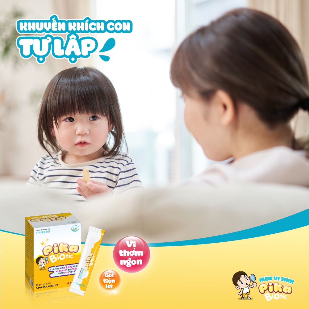 Men vi sinh Pika Biotic - Bổ sung 19 chủng lợi khuẩn
